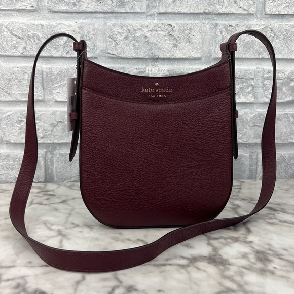 kate spade Handbags - Kate Spade Leila North South Crossbody In Cherrywood